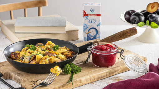Pikanter Kaiserschmarrn mit Zwetschken Chutney