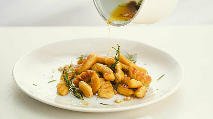 Kürbisgnocchi mit Salbeibutter
